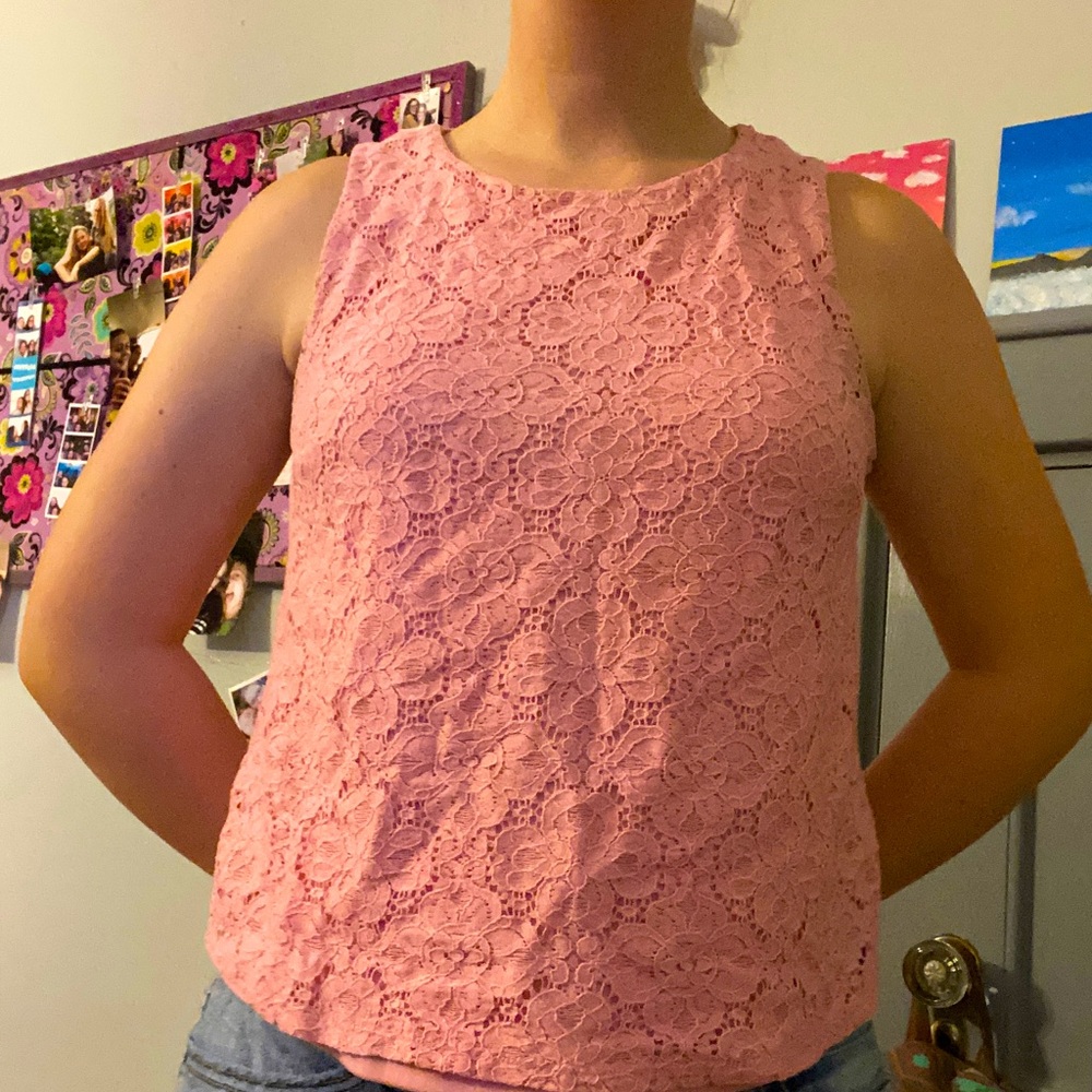 Pink top